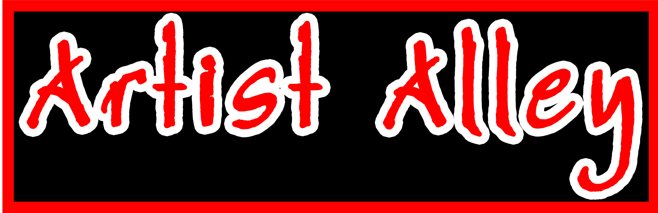 Artist Alley Sign